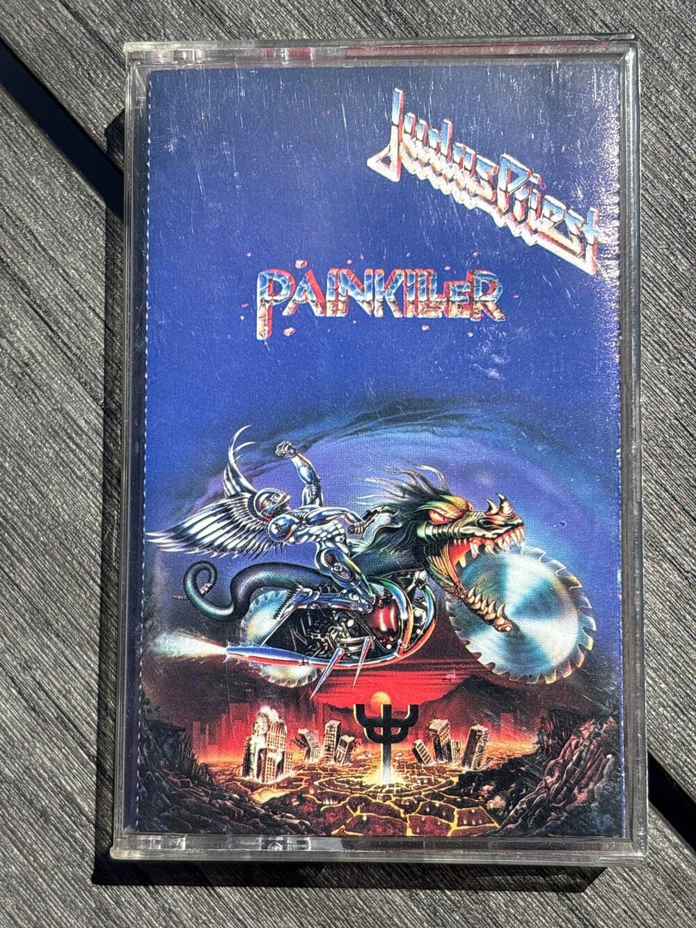 Judas Priest Painkiller Cassette 1990 Rock Heavy Metal Columbia CT 46891